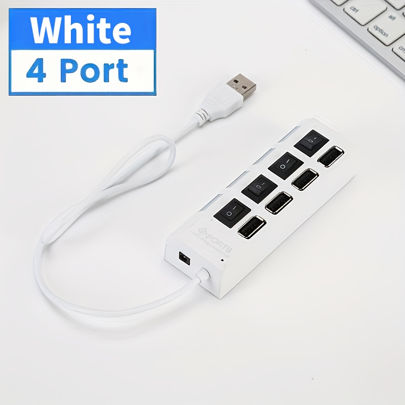 Heavy-Duty 7/4-Port USB 3.0 Hub with LED Switch, High-Speed 5Gbps Transmission, Plug-and-Play, Compact External Power Supply Design, USB-Powered (5V) for MacBook, PC, Laptop, PS5, Xbox, Keyboard, Mouse, USB Flash Drive - Multi-Port Expansion Cable with Blue LED Indicators, USB 3.0/2.0/1.1 Compatible, Durable USB Hub for Gaming & Office Use, USB Hub with LED Indicator, USB Hub for Laptop, USB C Hub, Portable Design, Usb Expansion Cord, Usb Enhanced Controller, Xbox Controller, USB-Powered, Laptop 6 Heavy-Duty 7/4-Port USB 3.0 Hub with LED Switch, High-Speed 5Gbps Transmission, Plug-and-Play, Compact External Power Supply Design, USB-Powered (5V) for MacBook, PC, Laptop, PS5, Xbox, Keyboard, Mouse, USB Flash Drive - Multi-Port Expansion Cable with Blue LED Indicators, USB 3.0/2.0/1.1 Compatible, Durable USB Hub for Gaming & Office Use, USB Hub with LED Indicator, USB Hub for Laptop, USB C Hub, Portable Design, Usb Expansion Cord, Usb Enhanced Controller, Xbox Controller, USB-Powered, Laptop - Image 6