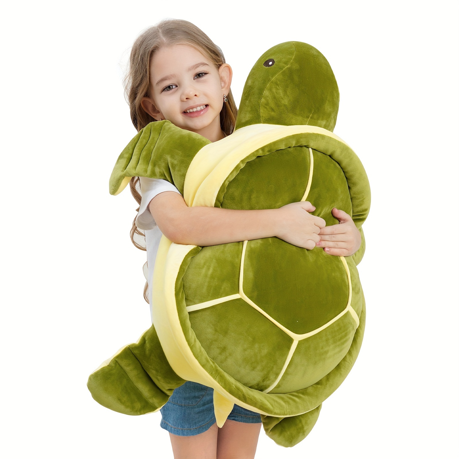 

28inch/70cm Soft Plush Sea Turtle Stuffed Animals Plush Pillow Toys, Large Turtles Plushies, Gift For Kids Boy Birthday