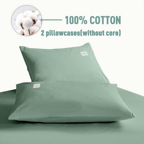 2 pack 100 cotton solid color pillowcases envelope 2 pillowcases pillow inserts not included multiple colors bedroom dorm living room bedding home decor