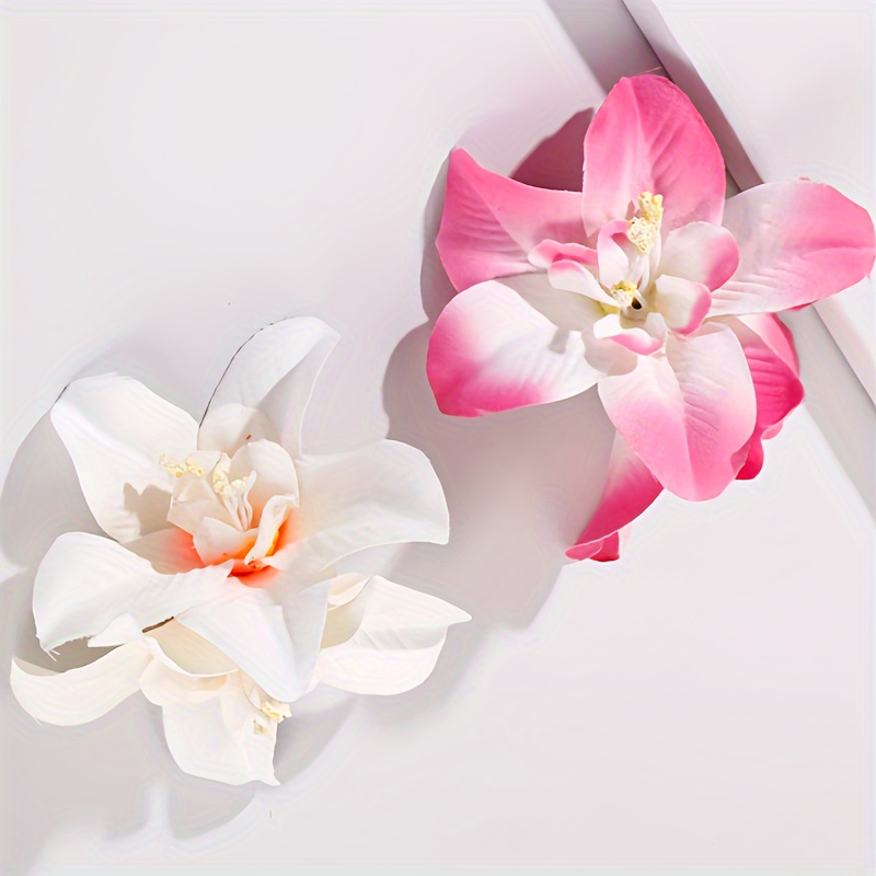 

Boho-chic 2-pack Floral Hair Clips For Women - Sweet & Stylish Fabric Flower Barrettes, Perfect For Beach Vacations & Casual Wear Hair Accessories For Women Hair Barrettes For Women