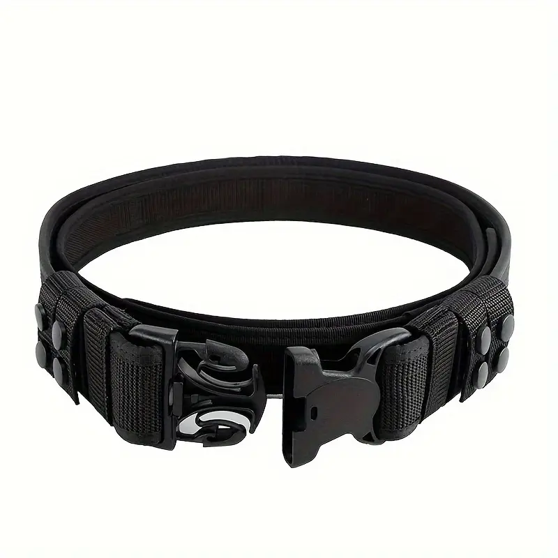 ZOKJSW Klickgürtel Aus Nylon – Einstellbar (70–130 Cm) – Für Outdoor, Airsoft & Freizeit