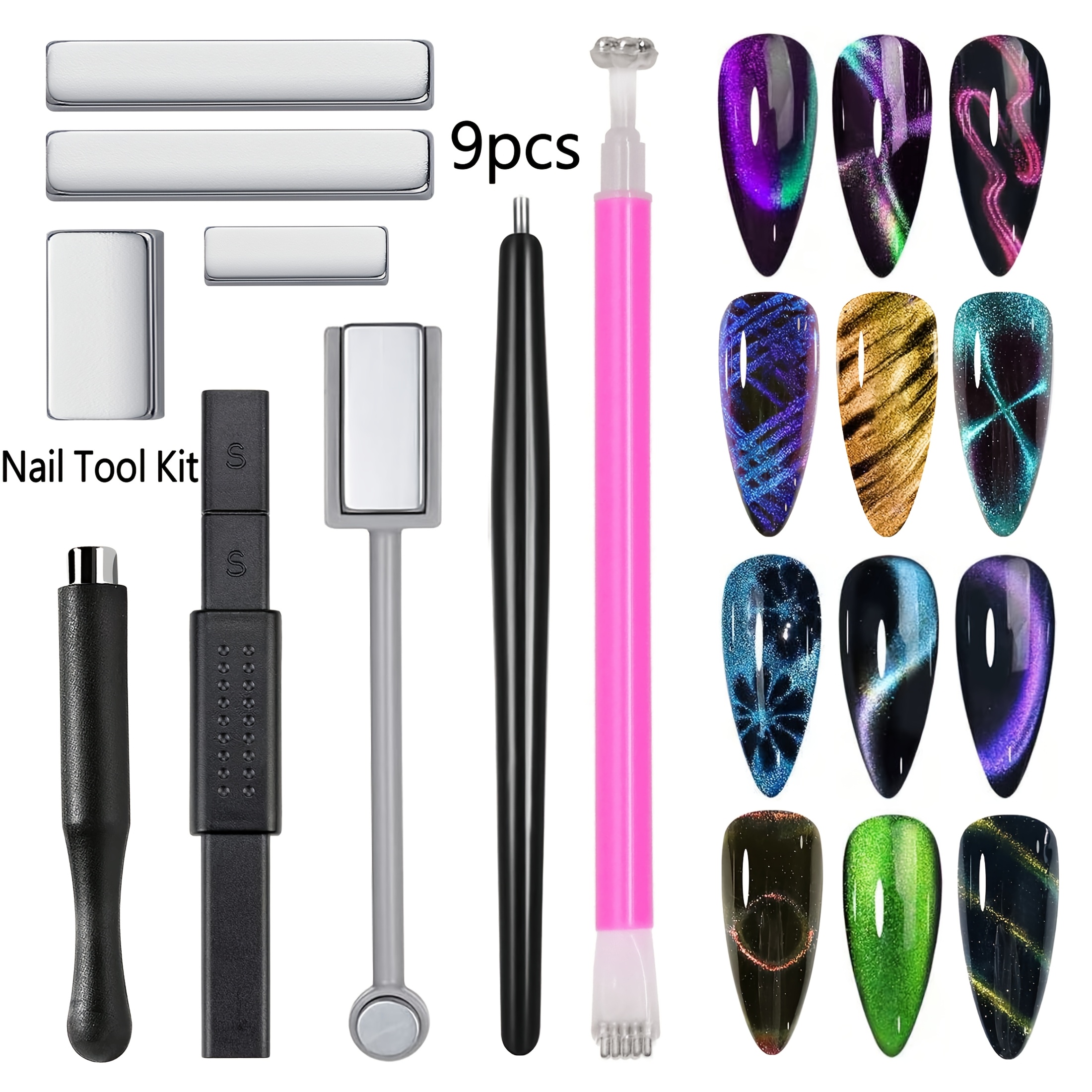 TEMU Professional Manicure Tool Set - Multifunctional Nail Art System With Gradient Design Suitable For French Nail Salons, Nail Technicians & - Nail