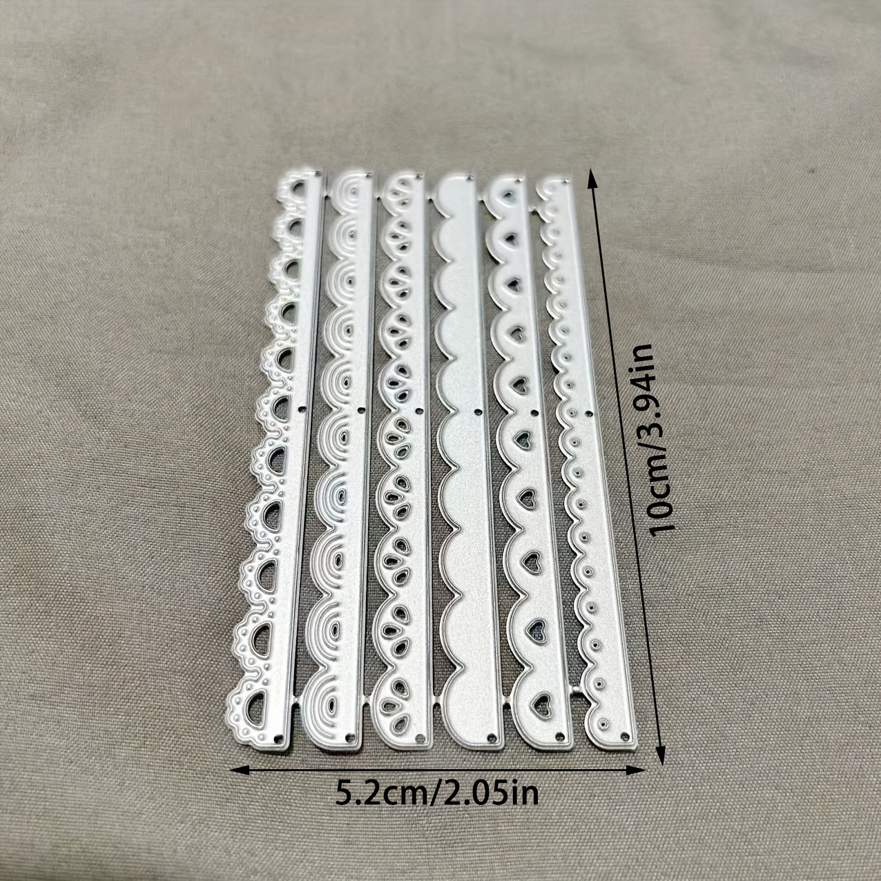 TEMU 1pc Creative Lace Metal Cutting Dies, Diy Scrapbooking Embossing Stencil, Handmade Greeting Card Making Metal Die Cuts, Gift Card Making Tools