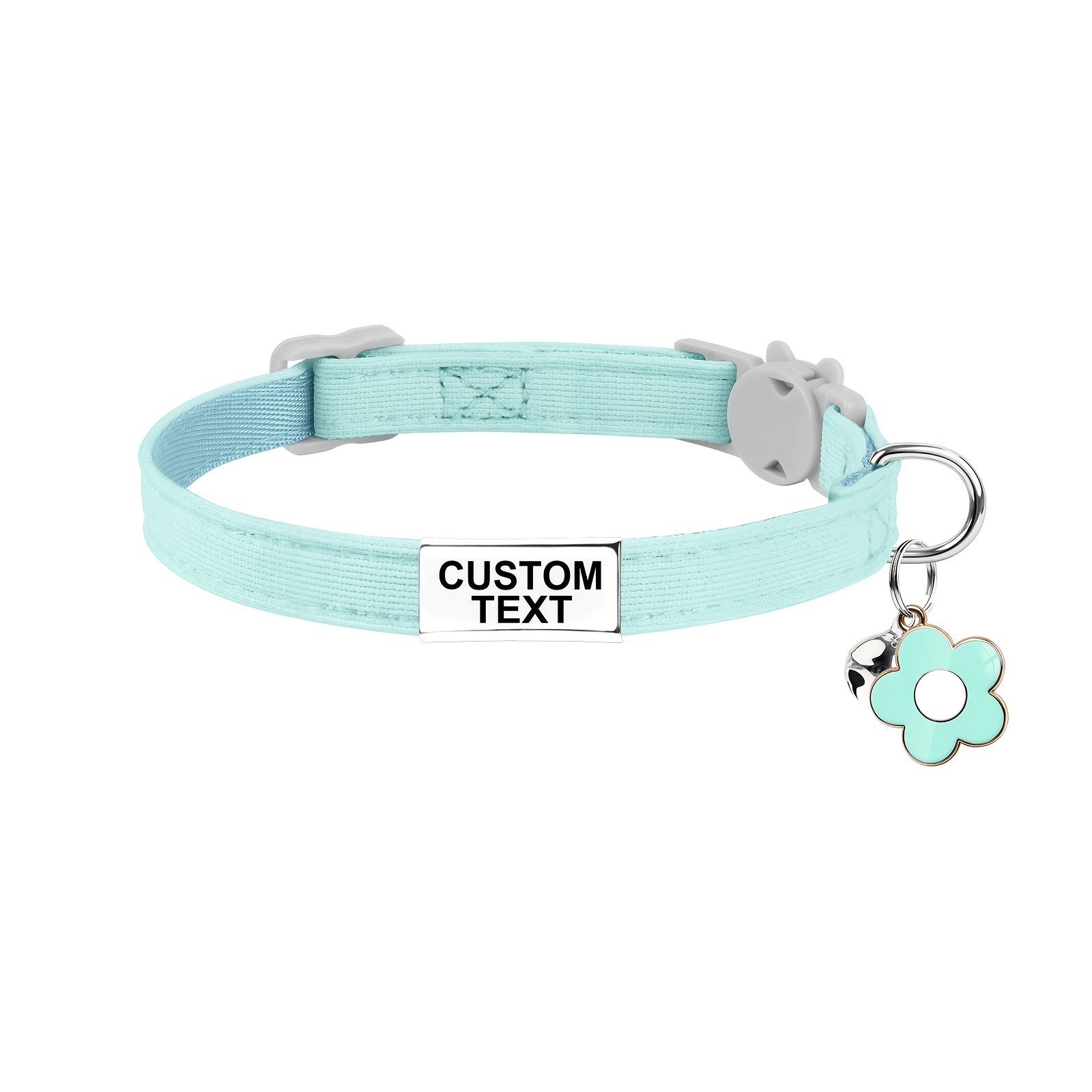 E-shop Personalisiertes Leuchtendes Katzenhalsband | Laser Gravierte Informationen, Vier Farben Verfügbar, Benennung und Telefonnummer für Haustiere
