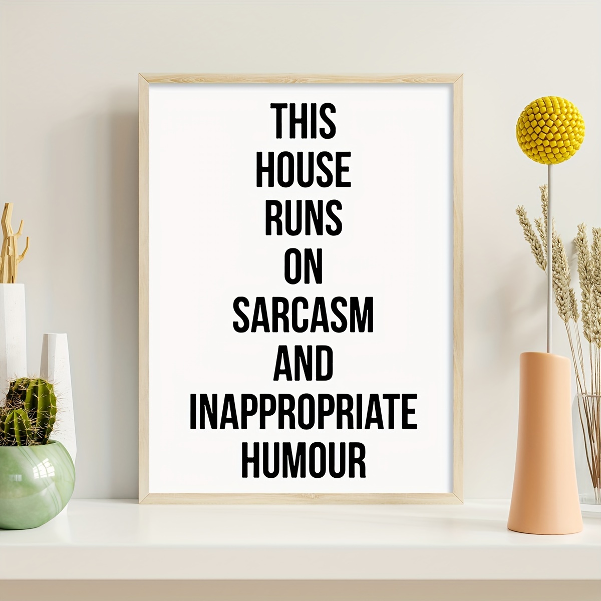 

1pc Canvas Poster, Funny Family Print Paintings Canvas Wall Art Welcome Sign Poster Wall Art For Living Room, Wall Decor For Bedroom, Home Decor Room Decor, Frameless