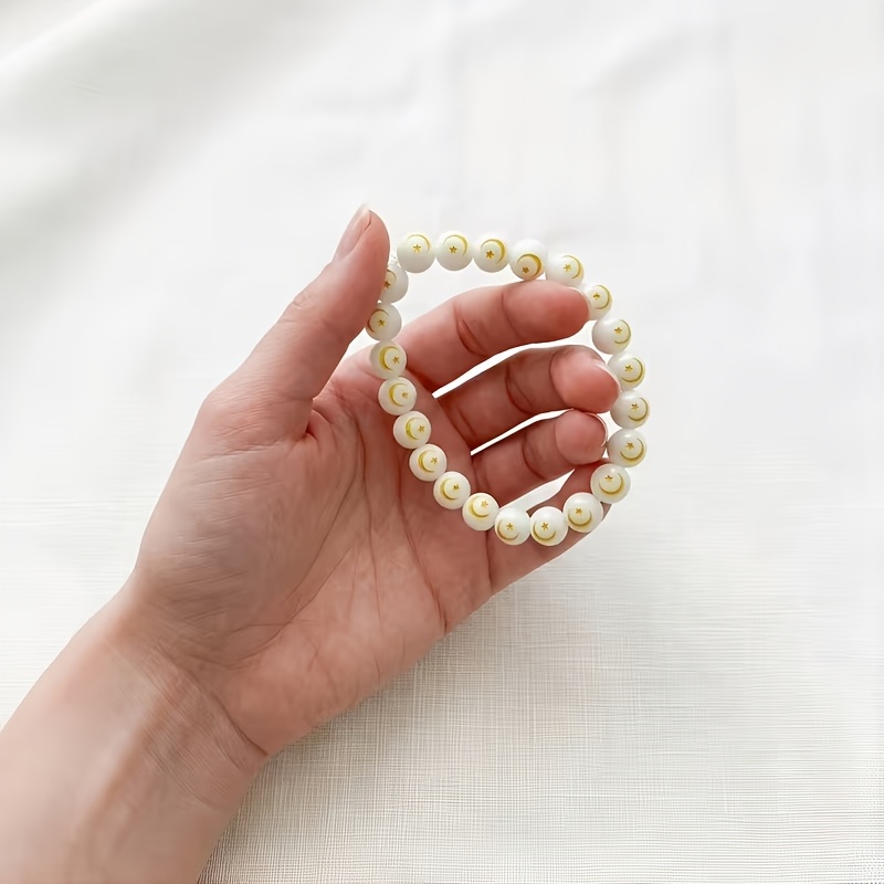 Unisex Star Blessing Zen Style Bead Bracelet, Tranquility Gift