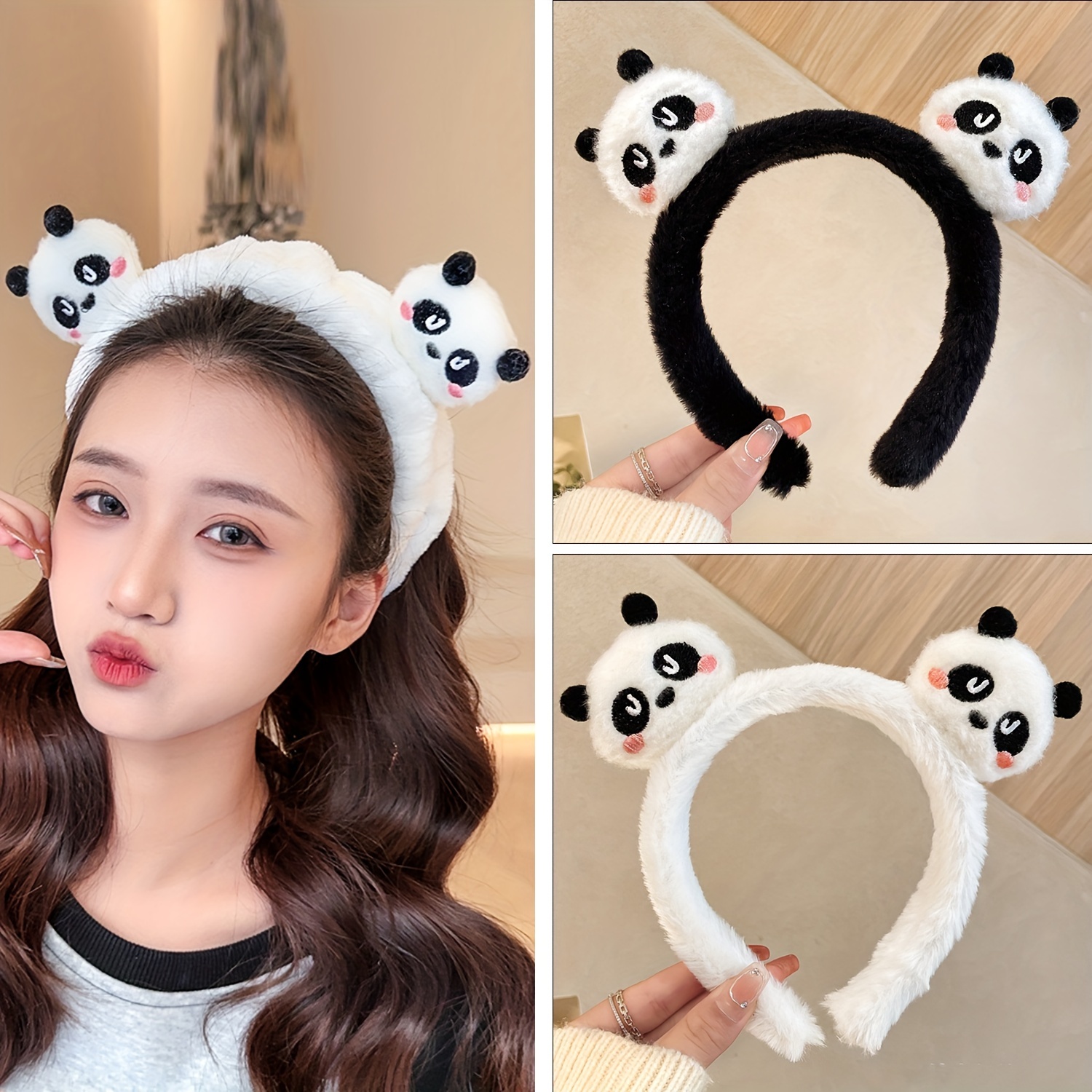 

Festive Panda Headband: Adorable Party Accessory For Women, Suitable For Ages 15 And Up