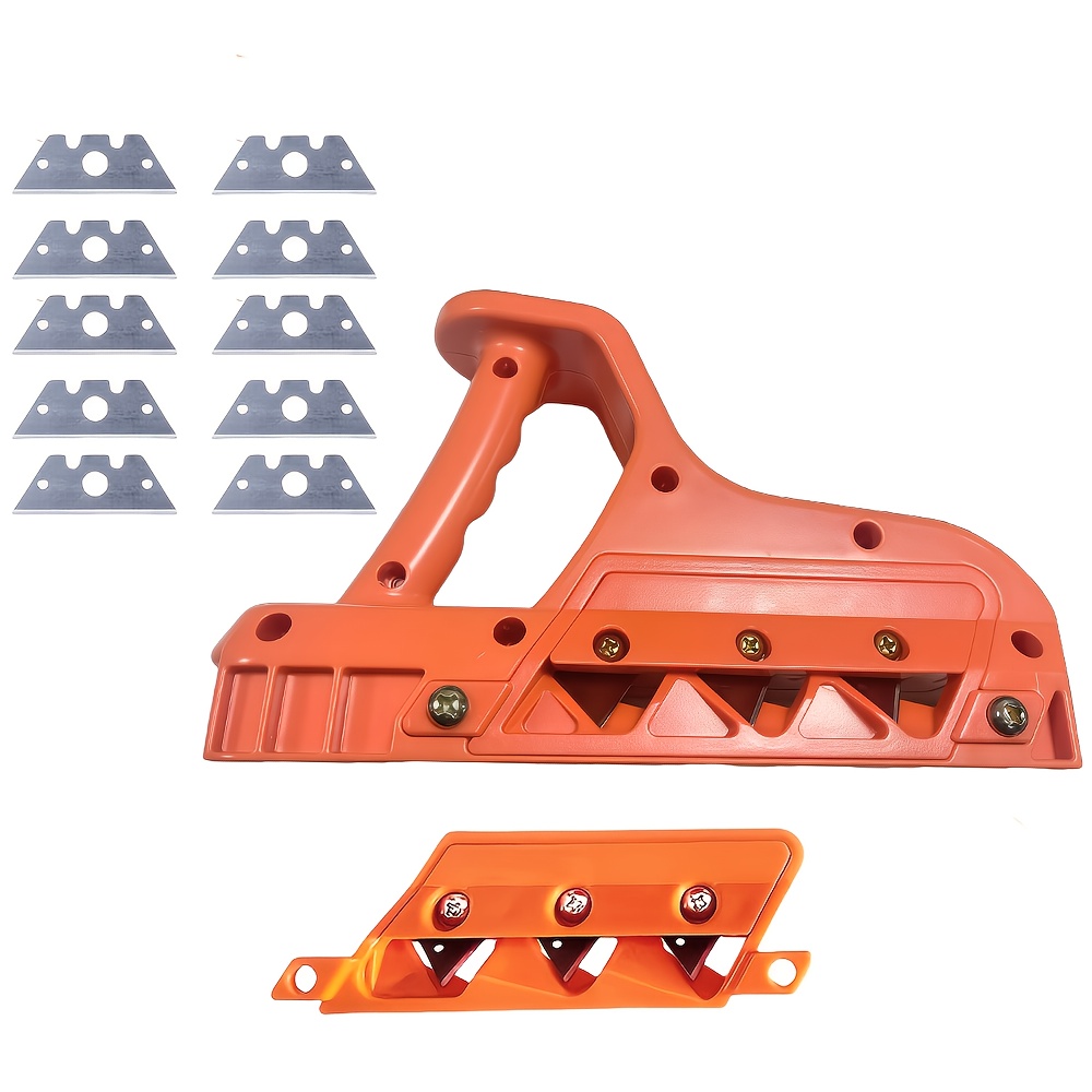 1 Plasterboard Chamfer Trimmer 45°/60° Dual Angle Adjustment 10 Stainless Steel Set Manual Tool For Drywall/wood Board Trimming Home Improvement Essential