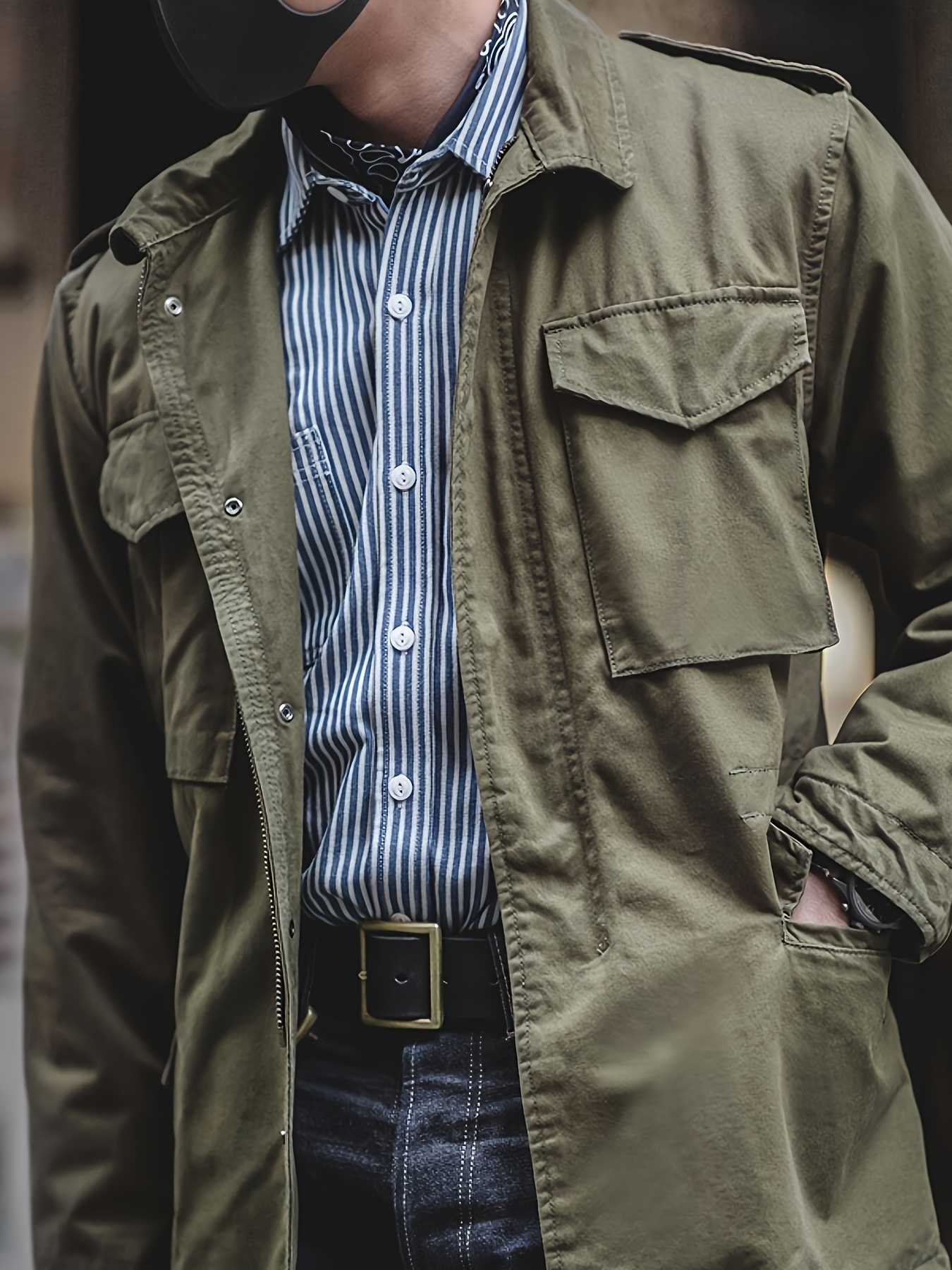 ii length field jacket mens m65 trench - Temu Mauritius