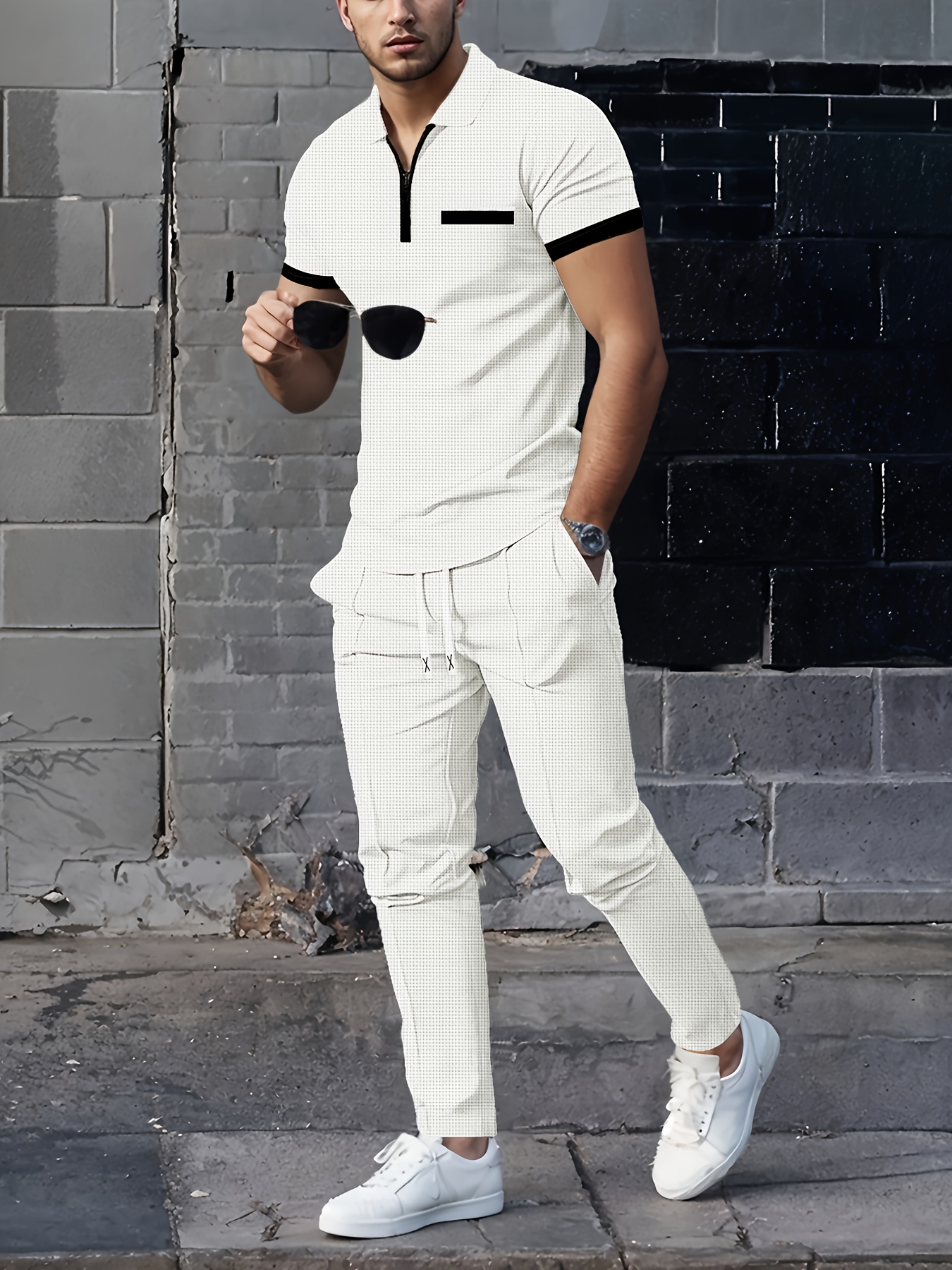 costume homme gilet en jacquard à motif col Temu Switzerland