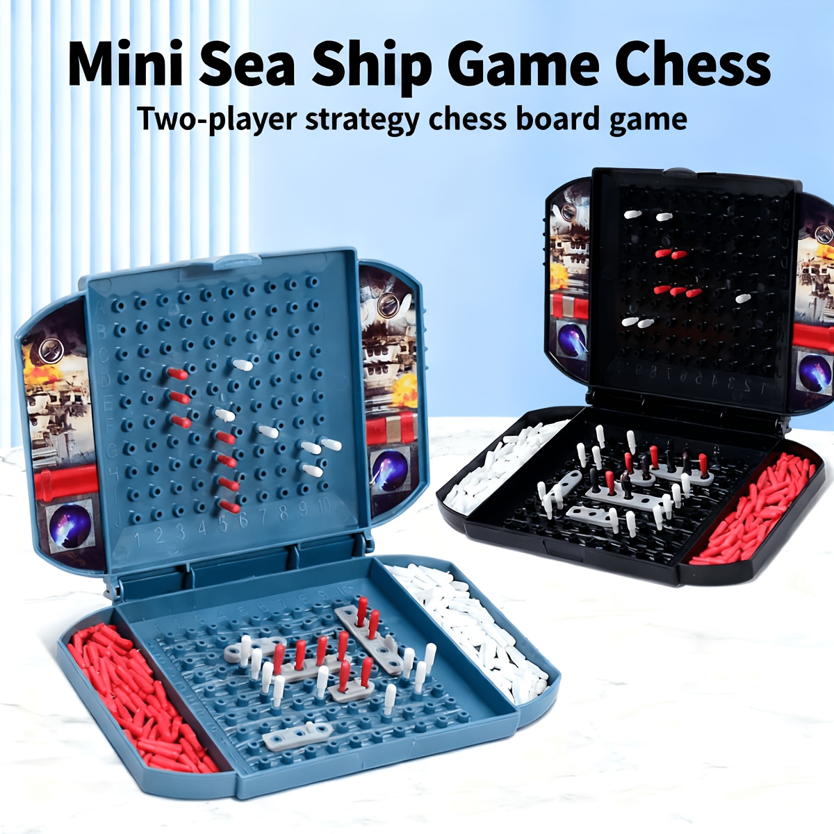 Juego de mesa de estrategia para dos jugadores, barco de mar interesante para niños, ju...
