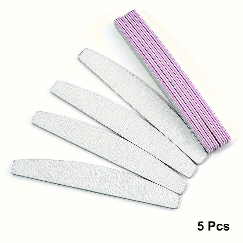 5pcs Nail Polishing Files, Unscented, Sanding Strip Rubbing Strip, Polishing Strip, For Manicure Pedicure