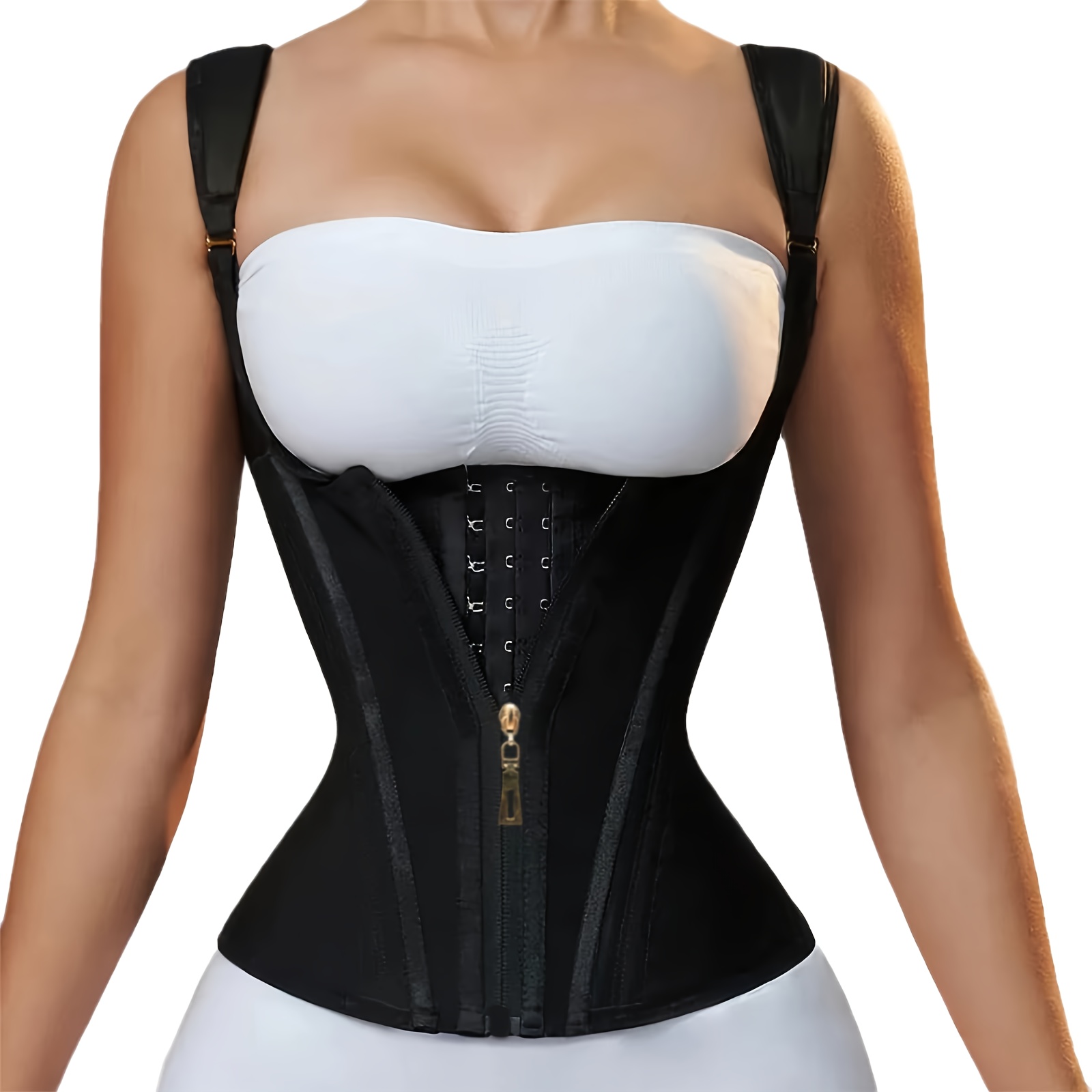 womens adjustable waist trainer zipper closure body - Temu  display picture 1