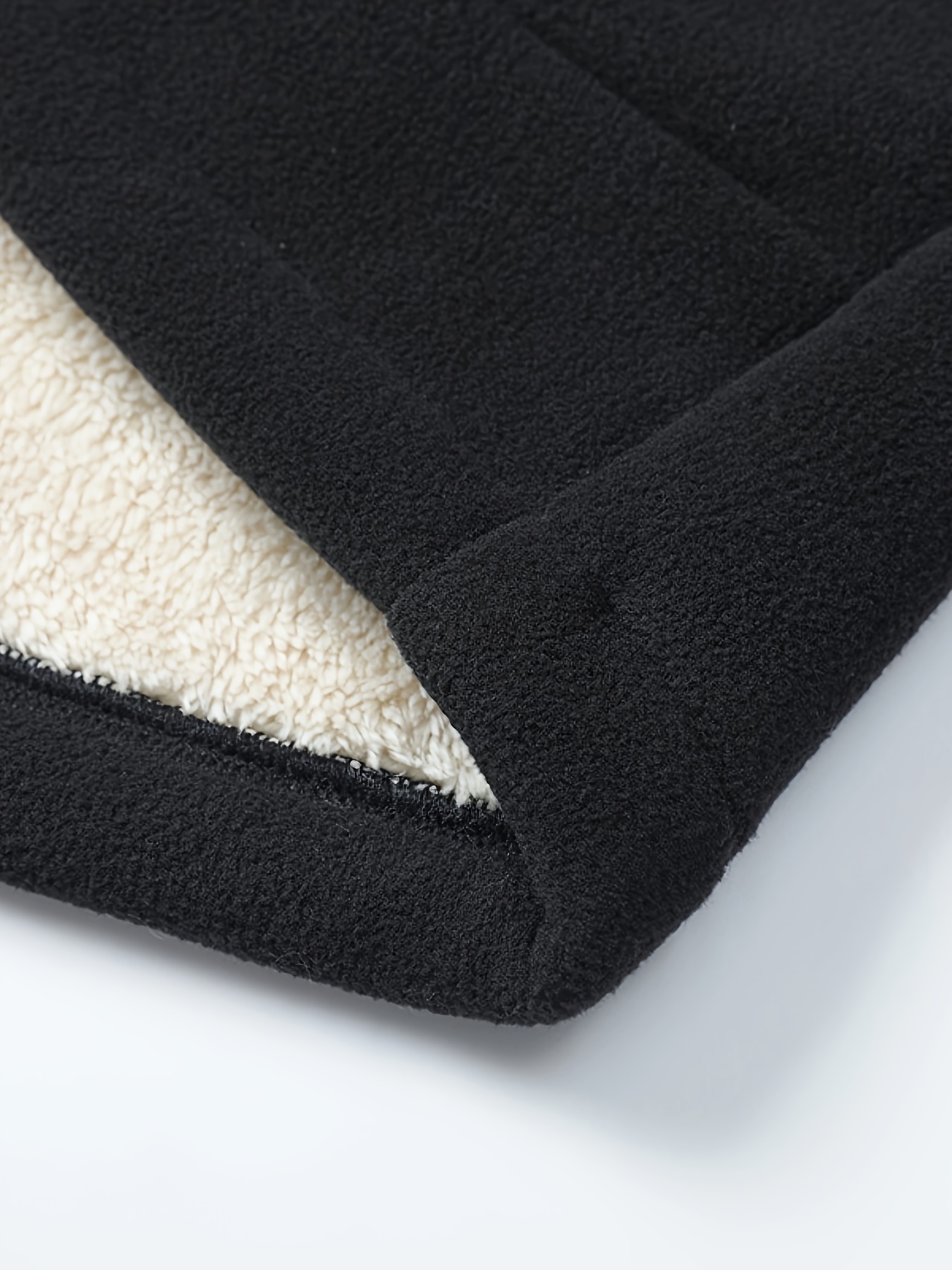 ανδρικό μονόχρωμο φλις γιλέκο χωρίς μανίκια με τσέπες, casual ζιπ-απ γιλέκο με σταντ κολάρο, ιδανικό για φθινοπωρινές και χειμερινές εξωτερικές δραστηριότητες, εξωτερική ενδυμασία Στοιχεία είδους 7