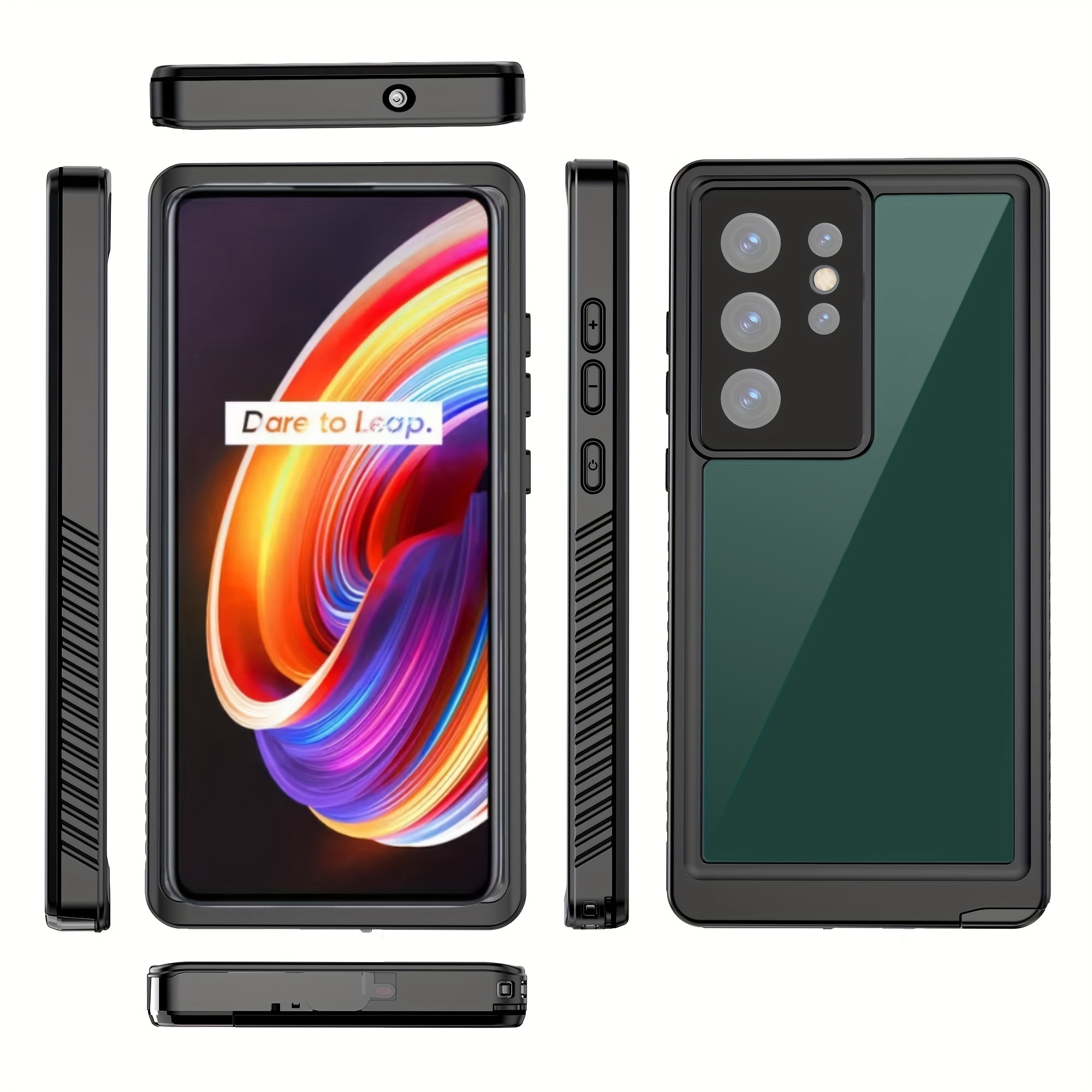 TEMU Phone Case - Snorkeling Swimming Diving Underwater Case Suitable For Galaxy S25 Ultra S24 Fe S23 Plus S21 Fe S20 Fe A55 Screen And Camera Lens