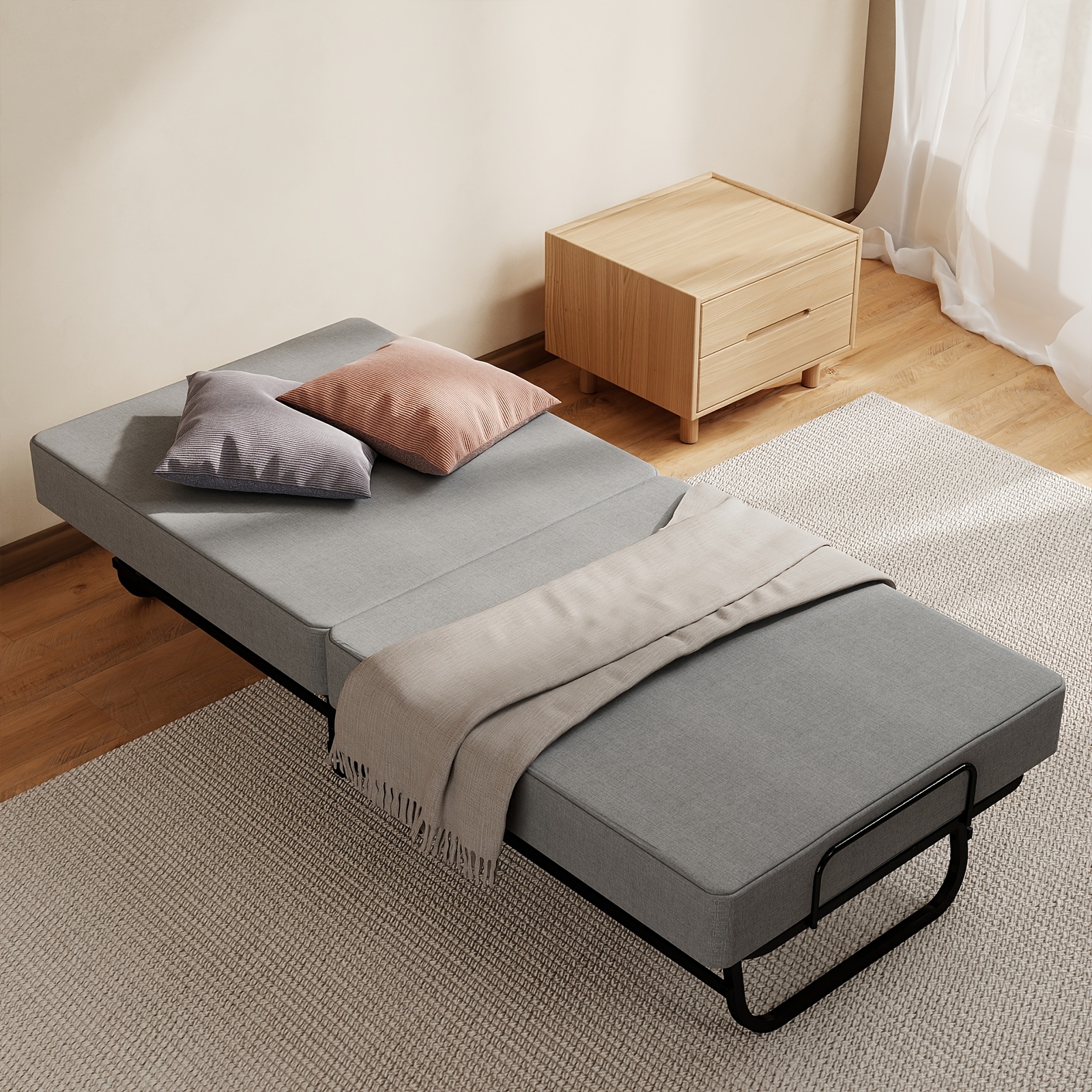 Twin Size Folding Bed with 3