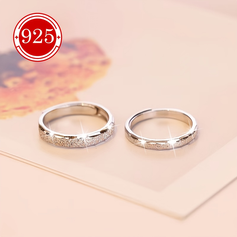 925 Sterling Silver Hypoallergenic Rings for Couples