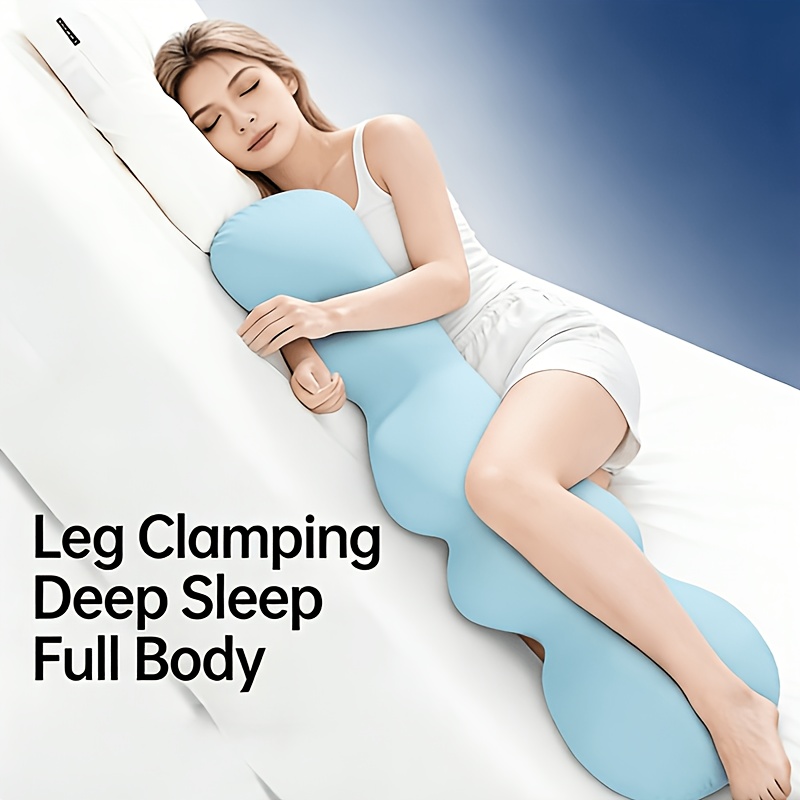 Five-in-one Ball Design Throw Pillow, 103cm Long Body Pillow for Leg Wedge Sleeping, Ergonomic Bed Pillow, Pregnancy Side Sleeping Pillow, Multi-Scene Use Throw Pillow, New Removable and Washable Design