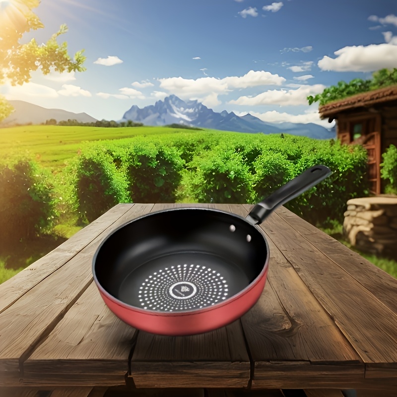 TEMU A 9.45-inch Cast Iron Frying Pan - Dishwasher-cleaned| Compatible With Induction Cooker| Healthy Cooking| Reduce Smoke| Perfect For Gas And