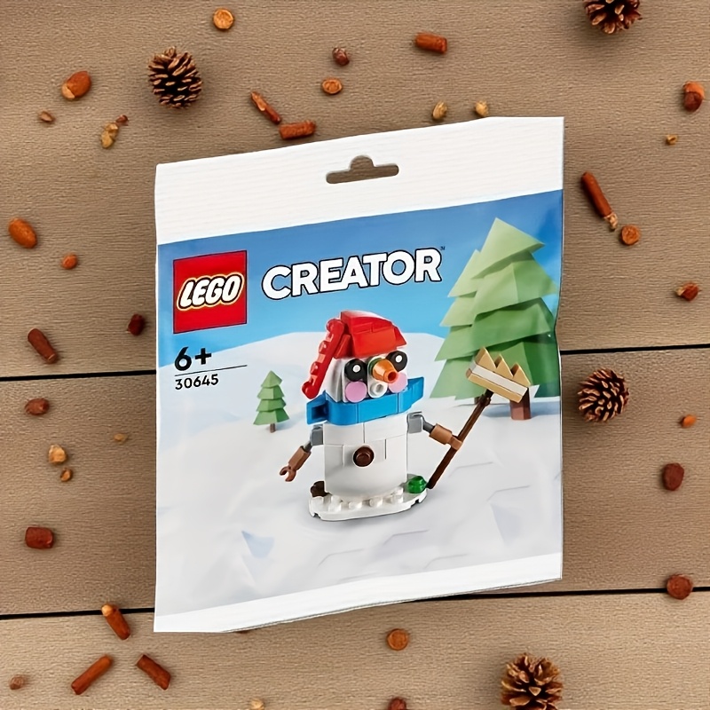 TEMU Version Européenne, 30645 Créateur de Neige, Jouets de Blocs de Construction, Cadeaux de Fêtes, Cadeau de Noël