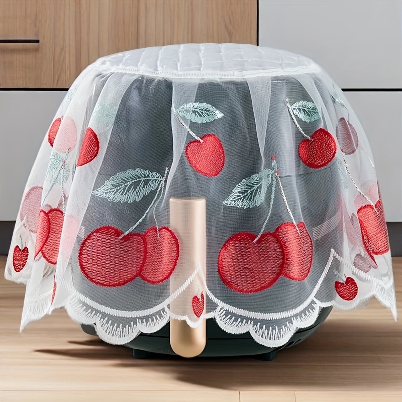 Image of Air Fryer Dust Cover Cover Towel Lace Rice Cooker Dust Cover Fabric Wall Breaker Kitchen Universal Cover Dust Cover