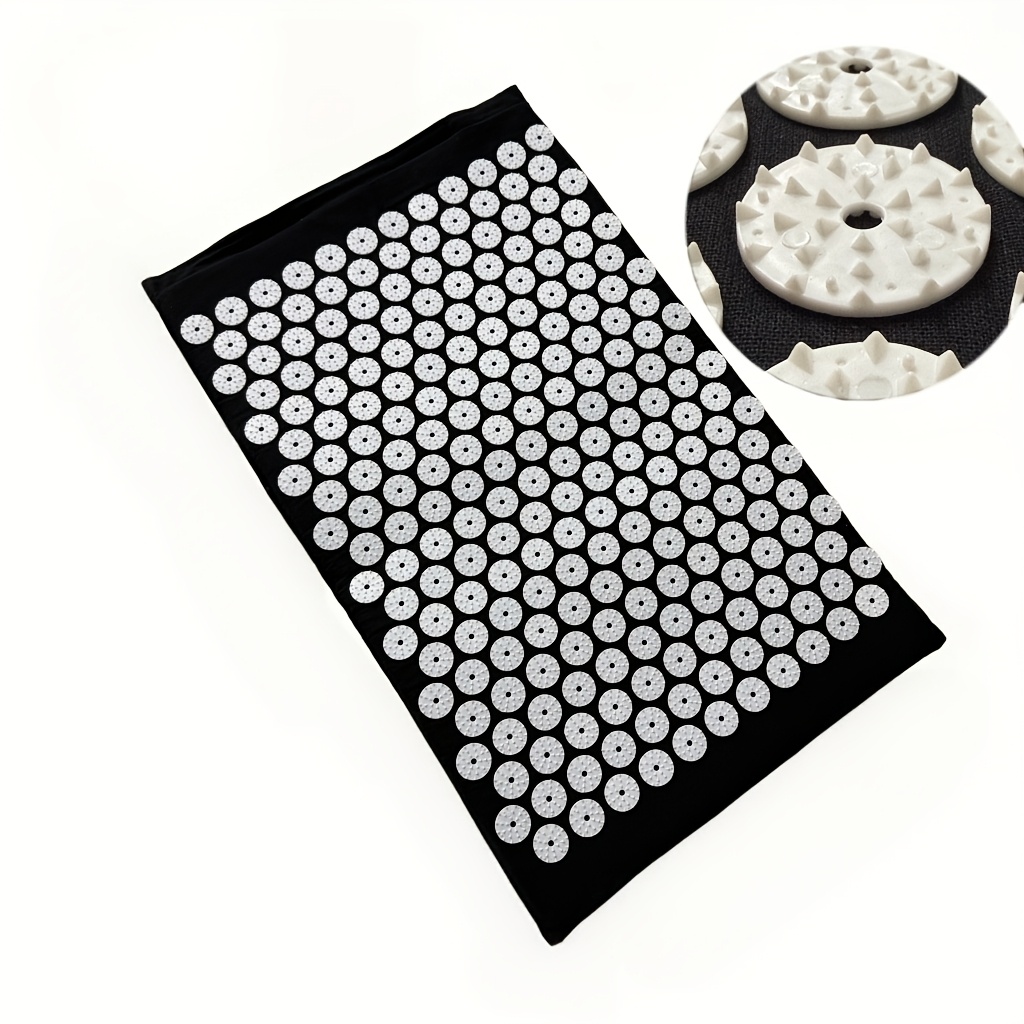 Black And White High-end Spiked Massage Mat Spiked Yoga Mat Massage Mat Sports Mat Spiked Pillow Yoga Spike Mat