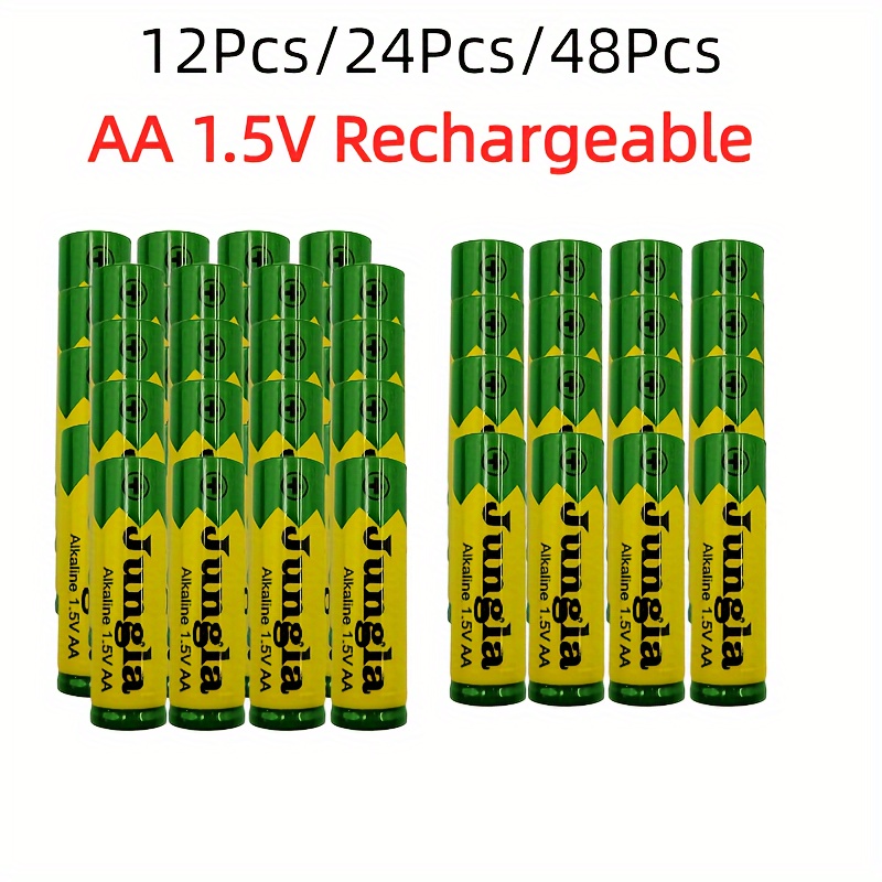 4 piezas 1.5V Baterias Recargables AA AAA Iones de litio 2600mwh