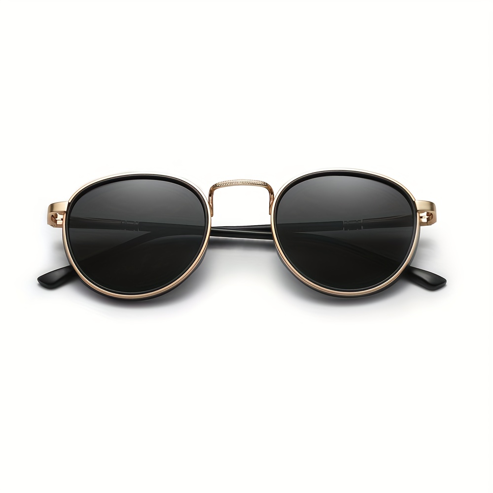 Side view of KINGSEVEN Round Eyeglasses