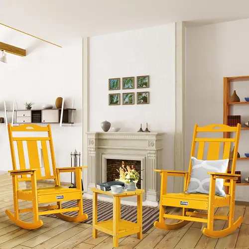 outdoor rocking chairs set of 2 oversized patio rocker chair for porch garden lawn