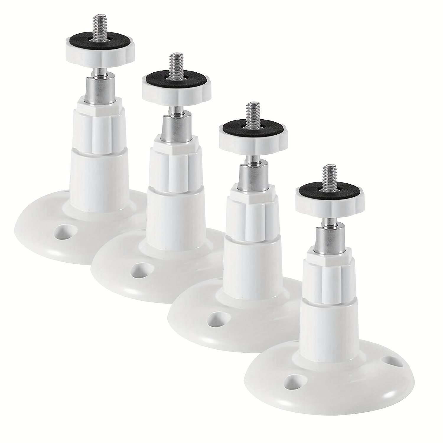 Set Of 4 Brackets That Adjusted , Suitable For , Wyze Cam Pan, And Cctv Cameras, Designed For Indoor And Outdoor Use