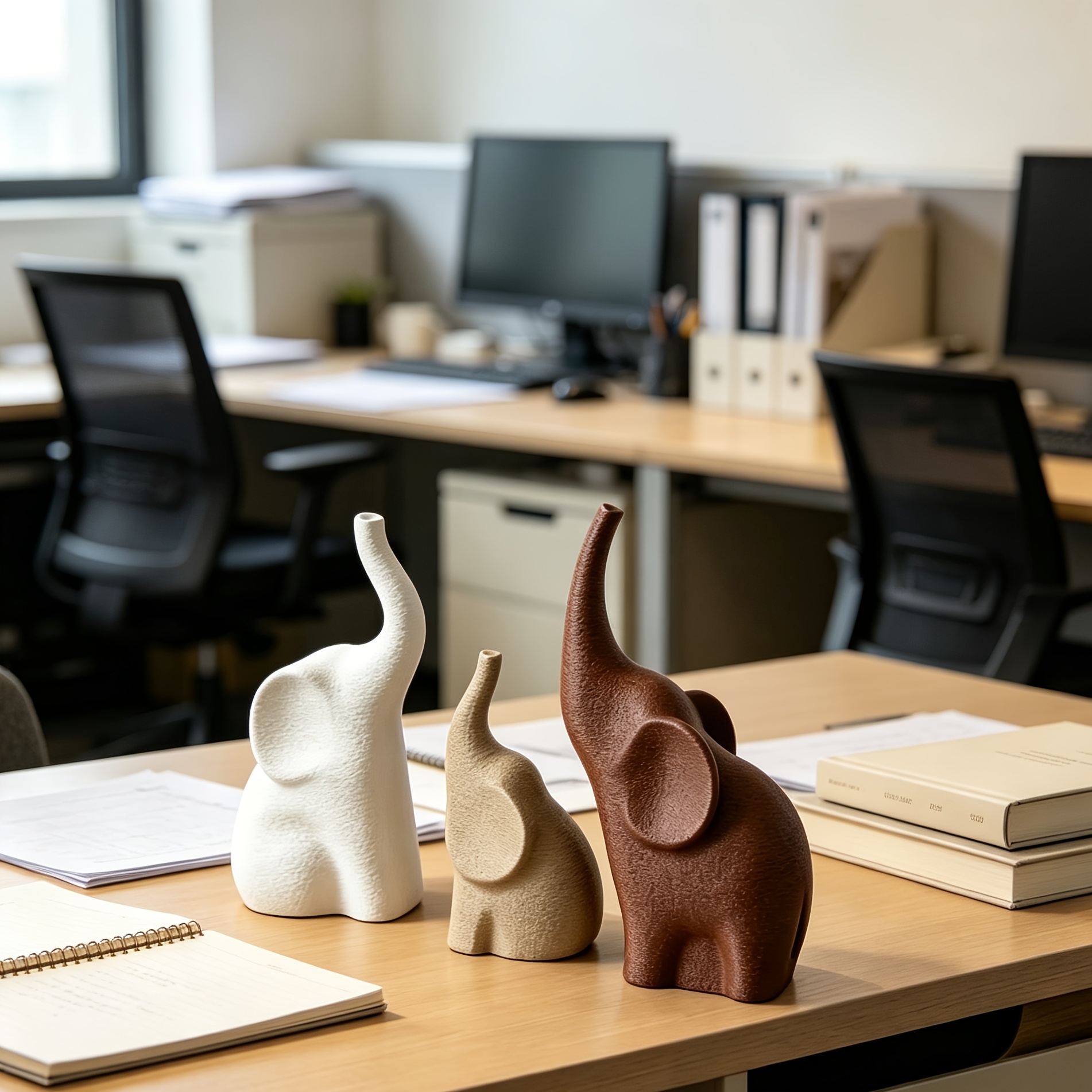 TEMU Ornement décoratif éléphant, idéal pour la décoration intérieure, la décoration d'entrée, la décoration de bureau
