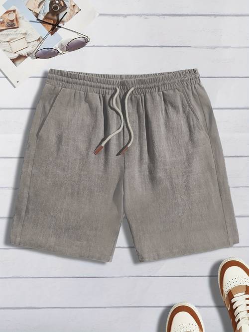 Men'S New Spring Summer Shorts, Summer Bermuda Loose Casual Trendy Drawstring Athletic Beach Pants