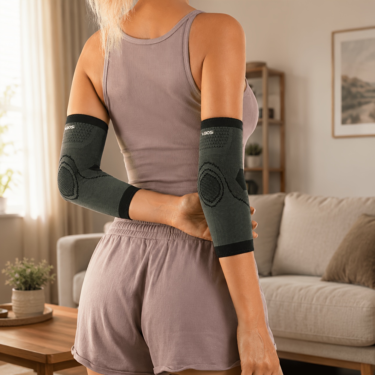 2pcs Comfortable Breathable Elbow Support Arm Sleeves