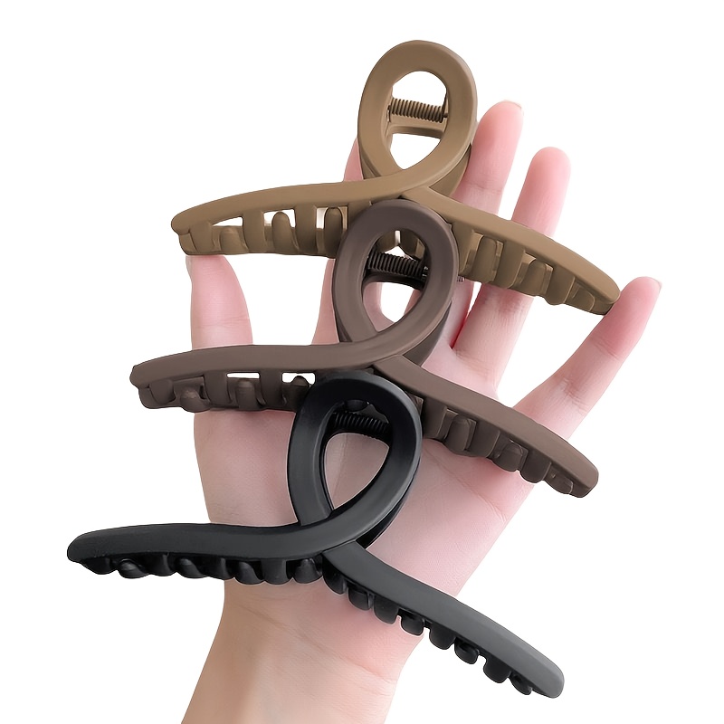 Große Yin-Yang Haarspange Für Frauen – Rutschfeste Acetat-Spange, Tai-Chi-Muster, 9,5 Cm
