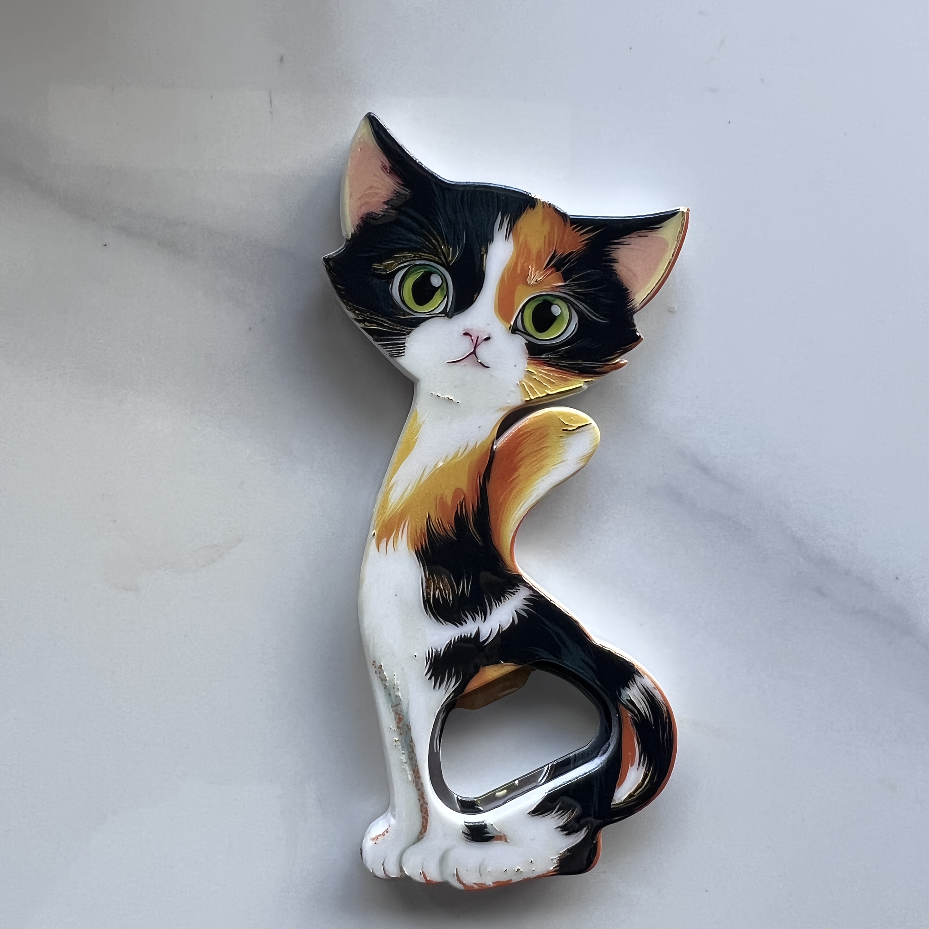 E-shop niedlicher Katzen-Bierflaschenöffner, Geschenk für Küche & Esszimmer, kann als Kühlschrankmagnet-Dekoration verwendet werden
