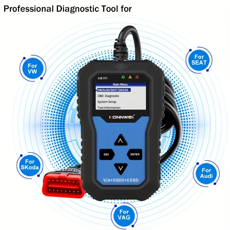 for vw for   for   seat series   12v obdii car fault detector full function vehicle fault   instrument auto scan tools code reader Product details 8