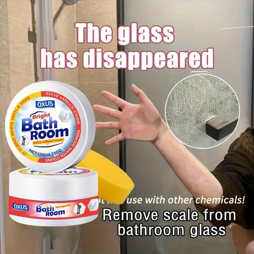 bathroom glass polish powerful hard water stain remover and descaler for shower doors tiles and bringing a sparkling to your bathroom