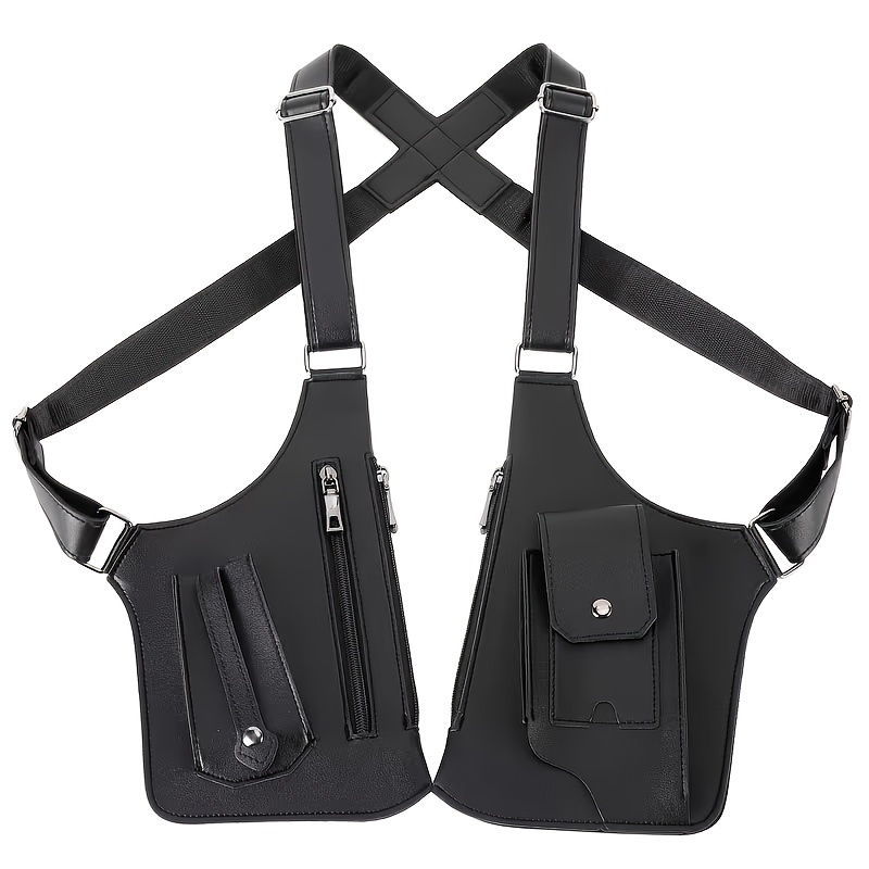 Image of Crossbody Bag With Straps, Unisex Anti-theft Design, Underarm Wallet Hidden Crossbody Bag, Suitable For Outdoor, Running, Fitness Multifunctional, Holiday Gift Birthday Gift