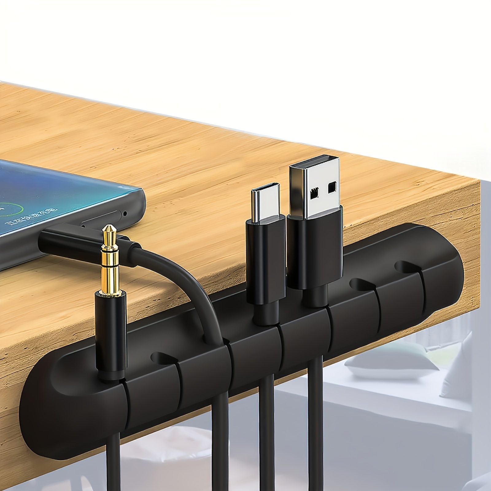 [Multi-empty sorting] Multi-function wire storage organizer | Desktop hull artifact, data line, card wire buckle, mouse line fixer