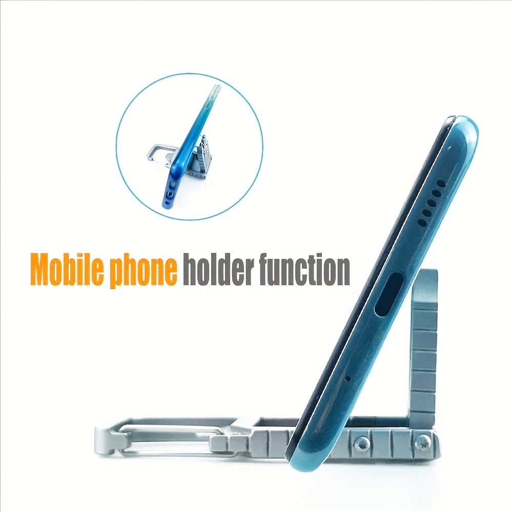 13-in-1 Multifunctional Stainless Steel Tool Set with Phone Holder and Folding Bottle Opener for Outdoor Use