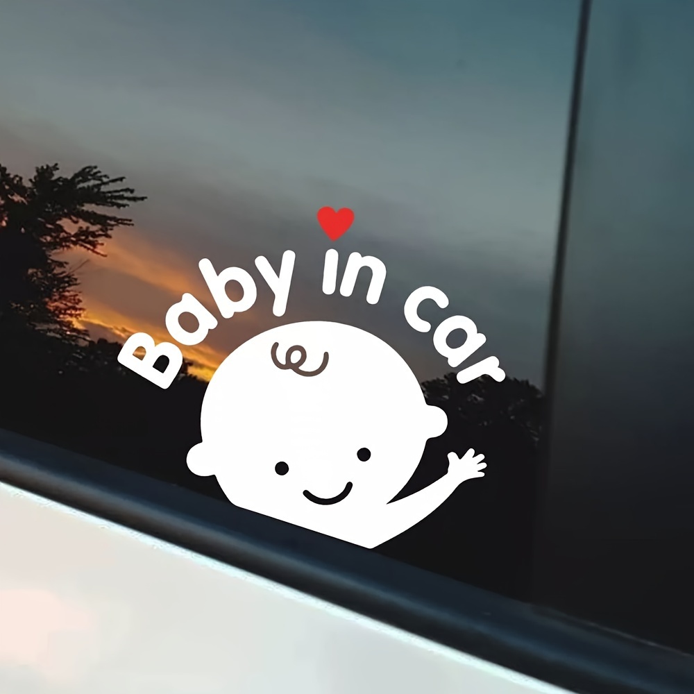 In Car Cartoon Glass Car Windshield Sticker Cute Waterproof Car Decal