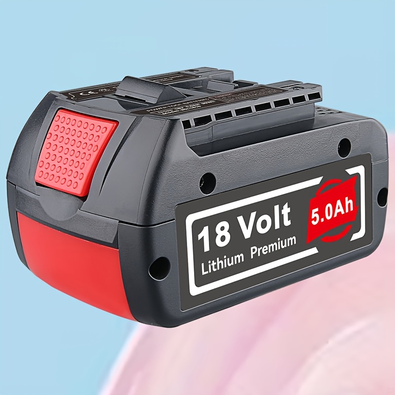TEMU 1pack 5.0ah 18v Lithium-ion Battery Compatible With Bat609, Bat618, Bat618g, Bat619, Bat619g, Bsl1810 Rechargeable Battery Cordless Tools