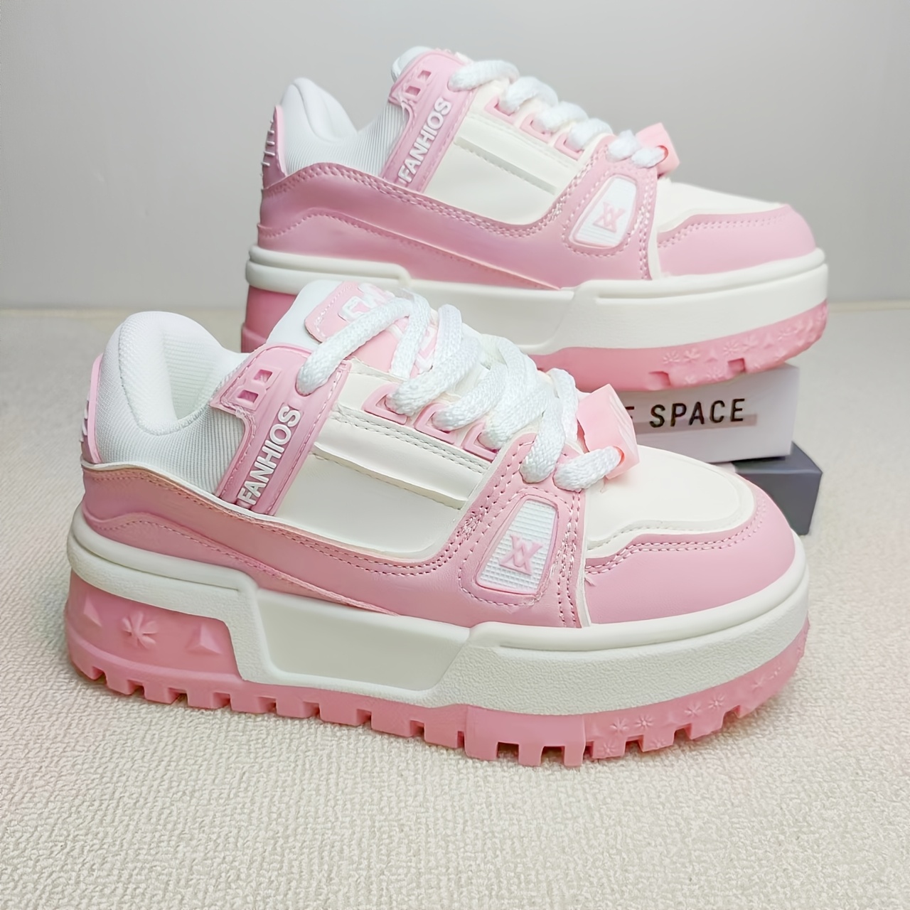 TEMU Trade Fashion Casual Women's Sneakers Internet Celebrity Daily Wear Women's Shoes Comfortable Warm Lightweight Women's Shoes High-end Light