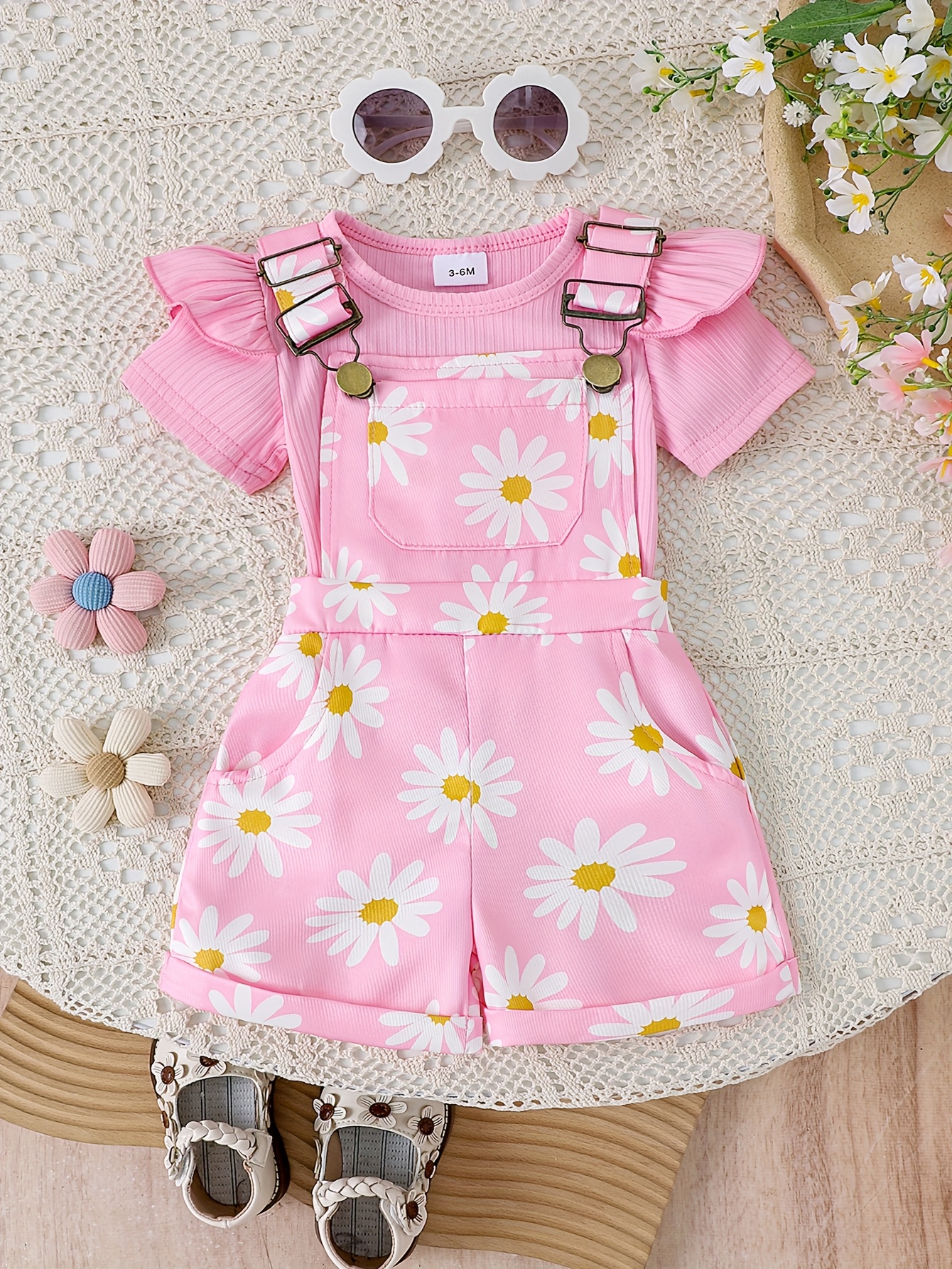 Puff Sleeve Daisy Overall Dress DAISY PUFF-SLEEVE DRESS – SHEhazit