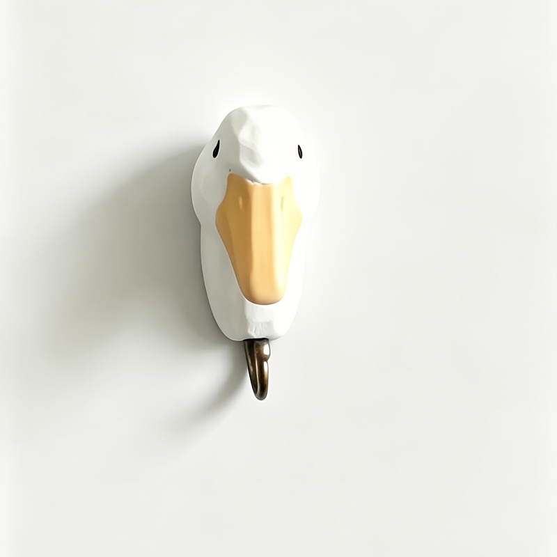 TEMU Large Head Wall-mounted Resin Hook. Tired Of Solid-colored Plastic Hooks, This Hook Features A And Soft As Its , Replicating Texture Of