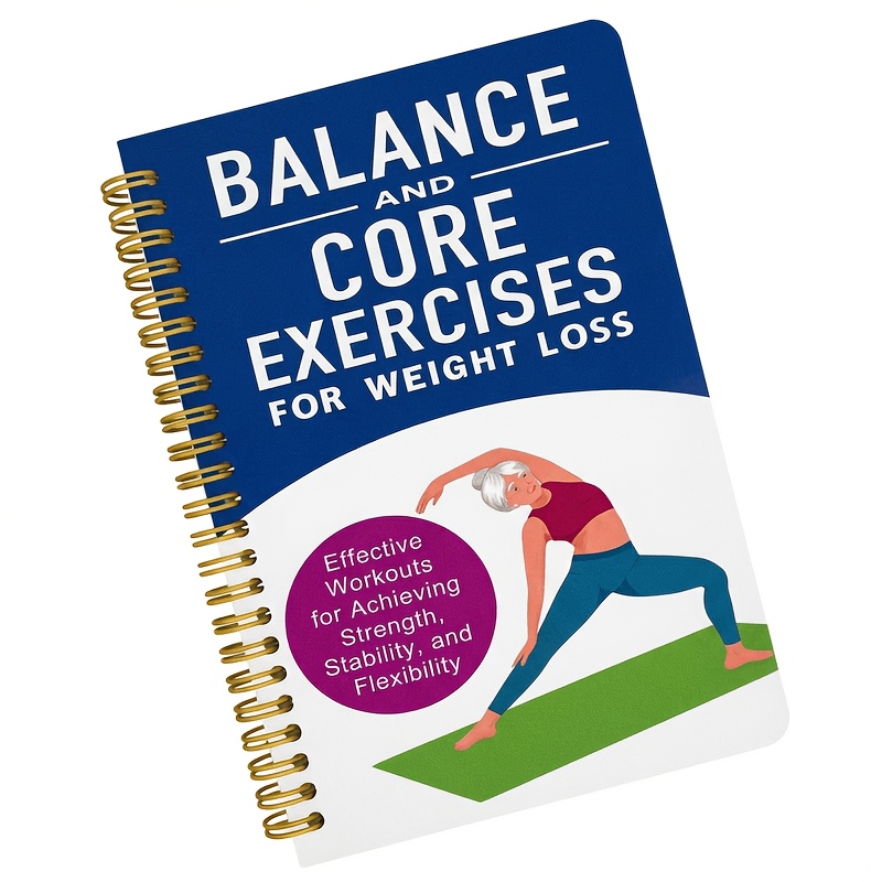 TEMU Balance & Core: 7-day Weight Loss Yoga Guide For Women 40+ - Safe Home Workouts With Poses, Daily Journal & Functional Training To Burn, Build Strength & Improve Flexibility Without Injury