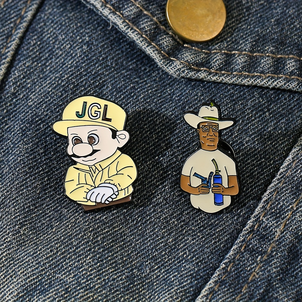 

Jgl Cartoon Character Pins - Adorable And Whimsical Enamel Pins - Perfect For Everyday Wear Or As A Gift - Zinc Alloy Material