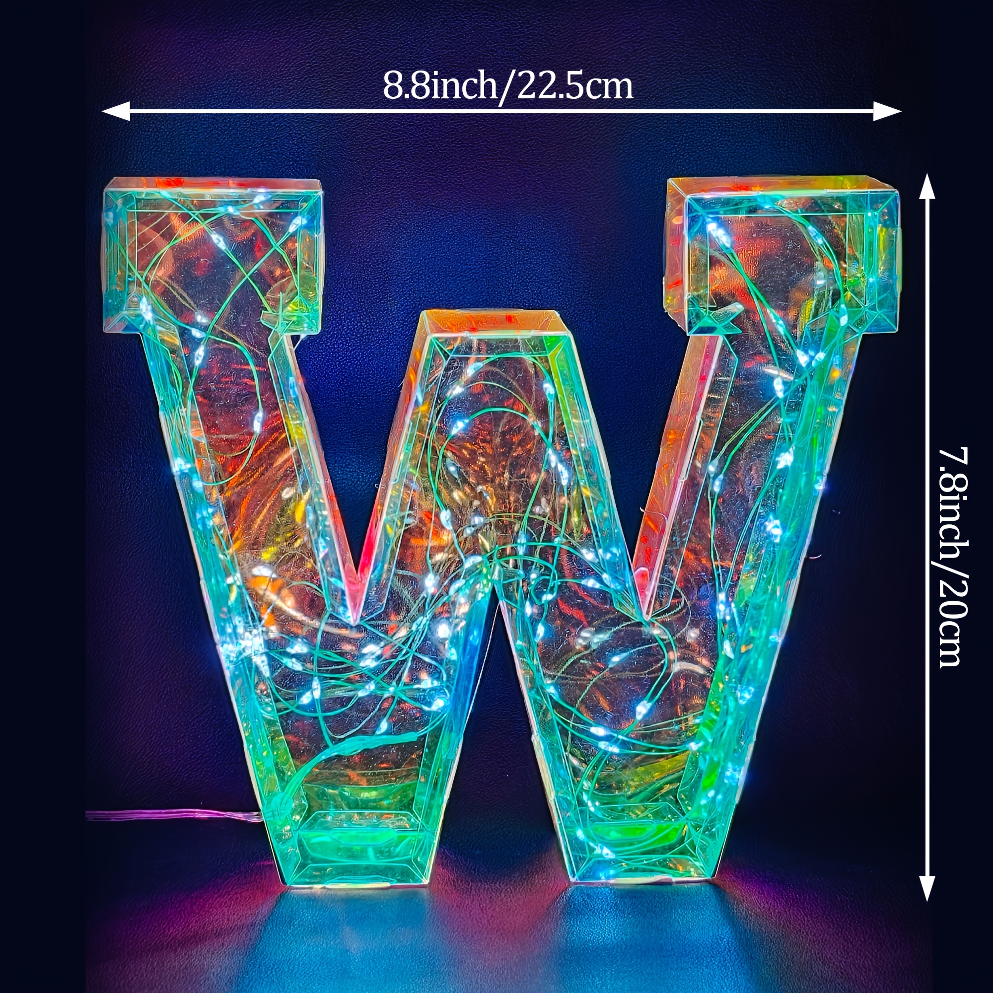 LED Color-Changing Letter and Number Lights
