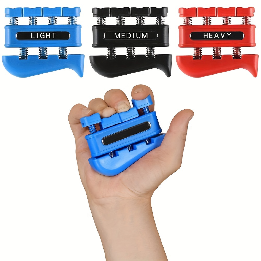 

Finger Strengthener - Finger Exerciser For Forearm And Hand Strengthener - Hand Grip Workout Equipment For Musician, Rock Climbing And Therapy