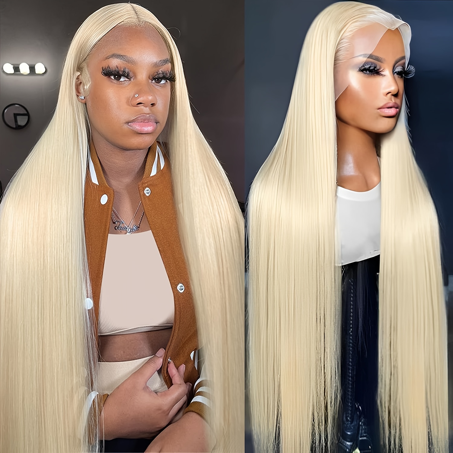 613 Frontal Blonde 13x4 Lace Frontal Closure Brazilian - Temu